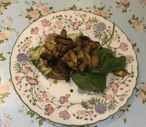 Mushrooms and Avocado on toast  at Bread and Butterflies in West Bridgford