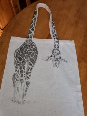hand drawn tote bag at Bread and Butterflies in West Bridgford