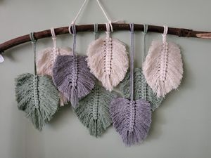 macrame wall hanging at Bread and Butterflies in West Bridgford