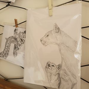 hand drawn card at Bread and Butterflies in West Bridgford