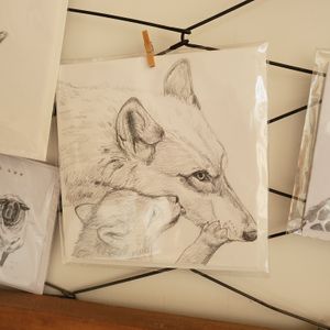 hand drawn card at Bread and Butterflies in West Bridgford