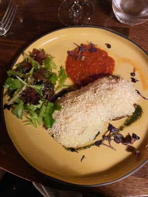 vegan main course  at Le Coupe-Chou in Paris