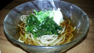 cold soba at Sustaina in Bangkok