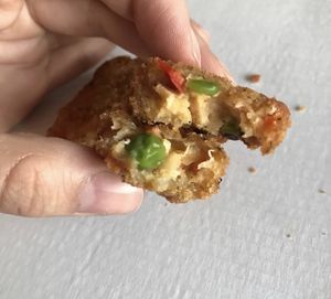 Vegetables crocchette  at 5 Sapori in Rome