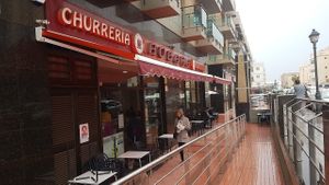 Entrance at Churrería Hubara in Lanzarote