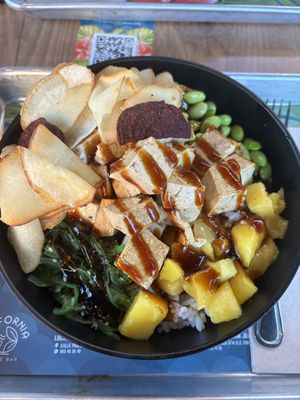 Vegan poke  at Alifornia in Alicante