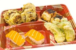 Vegetarian set 3, shiitake mushroom tempura contains dairy, photo from their menu at Ichigo Ichie 一期一会 in Central Singapore