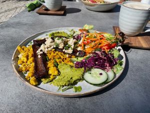 Rührtofu mit Tofu Bacon at Das LoLo - lose & lokal in Kehl