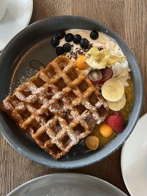 Vegane Waffel  at Schuknecht in Darmstadt