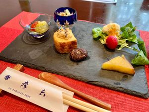 Vegan set meal at Hikoroku - 彦六 in Kumamoto
