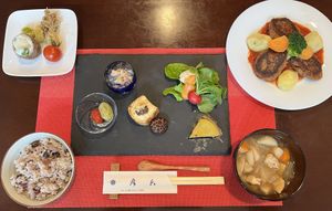Vegan menu  at Hikoroku - 彦六 in Kumamoto