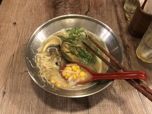 vegan tonkotsu ramen  at Ane Ramen in Maastricht