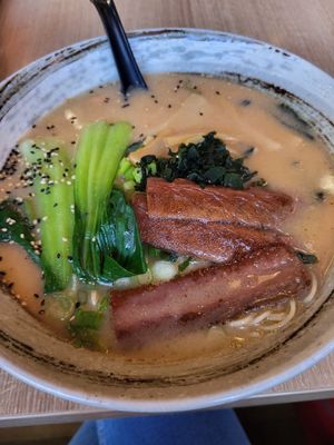 vegan miso ramen at Maki & Ramen in Glasgow