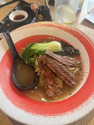 Vegan black garlic tonkotsu   at Maki & Ramen in Glasgow