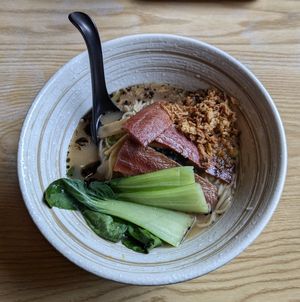 Vegan Black Garlic Tonkotsu (7/10) at Maki & Ramen in Glasgow