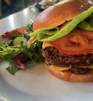burger  at True Food Kitchen in Newport Beach