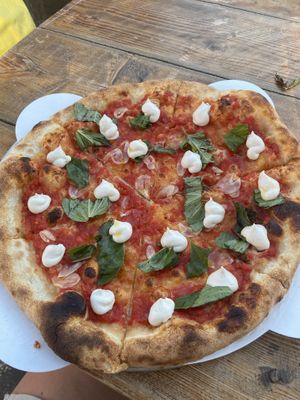 Pizza at Paulie Gees at Baltimore Vegan Drinks in Baltimore