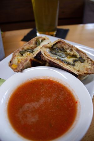 Chile Relleno Burrito at Yaqui Zen Kitchen in Las Vegas