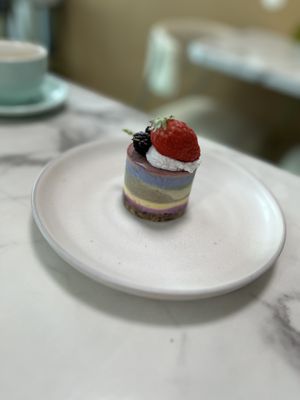 Let it thaw before you bite into it    at Young Vegan - 有样纯素西点 in Shenzhen