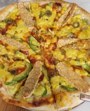 Pizza at Young Vegan - 有样纯素西点 in Shenzhen