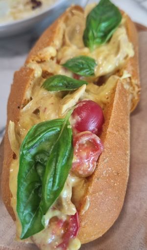 Hotdog at Young Vegan - 有样纯素西点 in Shenzhen