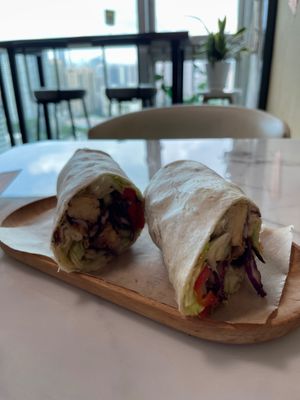 Tempeh burrito at Young Vegan - 有样纯素西点 in Shenzhen