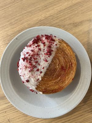 strawberry and cream croissant   at Bonjour Patisserie in San Diego