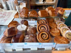Top row is vegan at Bonjour Patisserie in San Diego