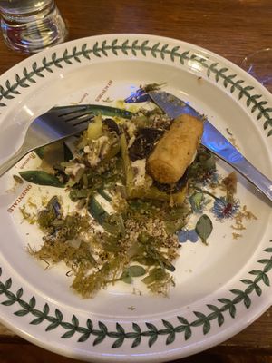 Salsify, potato and other amazing things #Veganuary at Foxglove in Barmouth