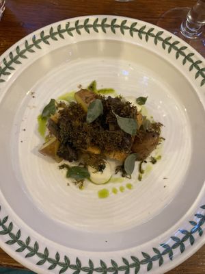 5 course menu   at Foxglove in Barmouth