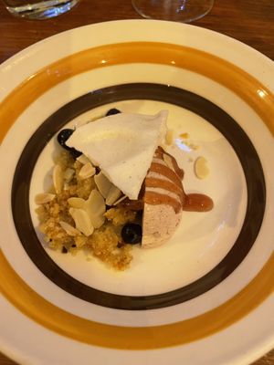 5 course menu  - desert  at Foxglove in Barmouth