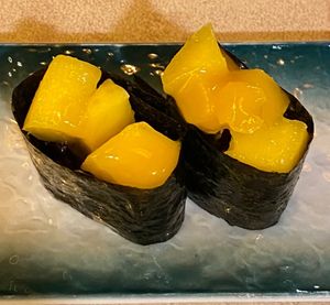 Mango sushi   at Azuma in Portogruaro
