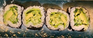 Vegan sushi   at Azuma in Portogruaro