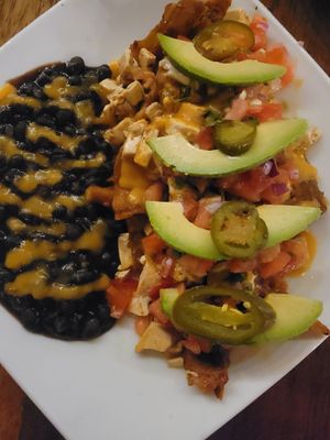 Chilaquiles at Los Gatos Locos in Ojochal De Osa