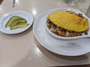 West coast vegan skillet at The Lucky Penny Diner and Deli in Naperville