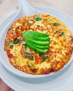 Vegan West Coast Frittata  at The Lucky Penny Diner and Deli in Naperville