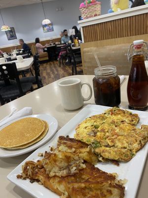 Garden scramble at The Lucky Penny Diner and Deli in Naperville
