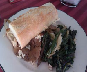 Philly 'Steakless' Sandwich at Munch in Oak Park