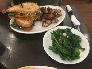 Chipotle Sandwich Devine really is delicious! at Munch in Oak Park