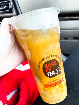 Sunshine pineapple tea  at Kung Fu Tea in Toledo