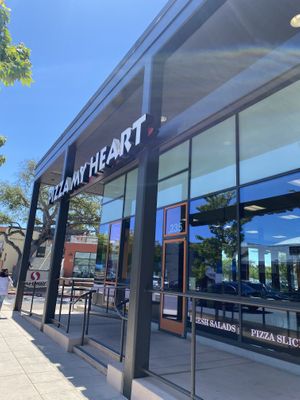 Upon Arrival (Interior is Surfer Chic Decor)  at Pizza My Heart in Burlingame