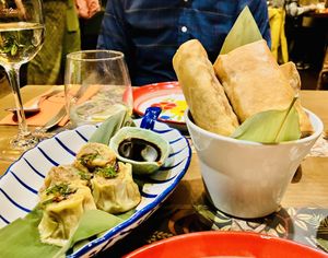 Perfect Vegan Dumplings and Spring Rolls 🌟🌟🌟🌟🌟  at Thai Mongkut in Valencia