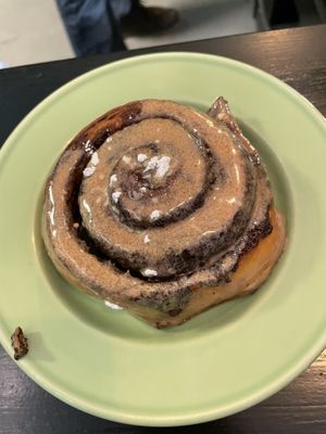 Chocolate roll with espresso frosting  at Magdelena's in Petaluma