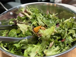 Green salad   at Magdelena's in Petaluma