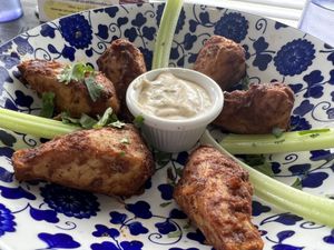 Wings   at Magdelena's in Petaluma