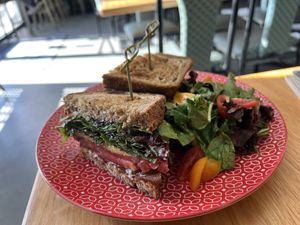 BLT with added avocado - delicious   at Magdelena's in Petaluma