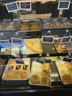 Bakery case  at Magdelena's in Petaluma