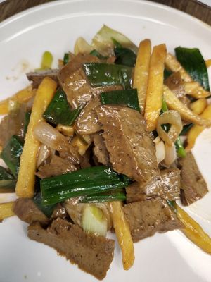 Bistec salteado at OrientLife in Santiago