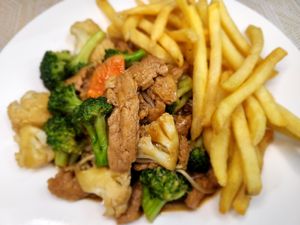 Chapsui de chicken Vegan at OrientLife in Santiago