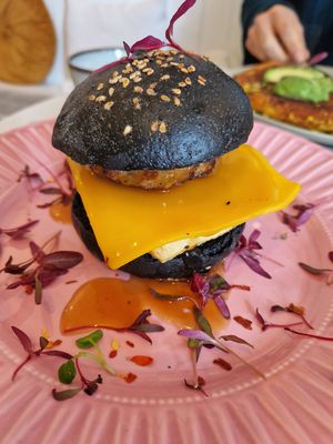 Epic burger  at Rise Plant Kitchen + Movement Studio in Malvern